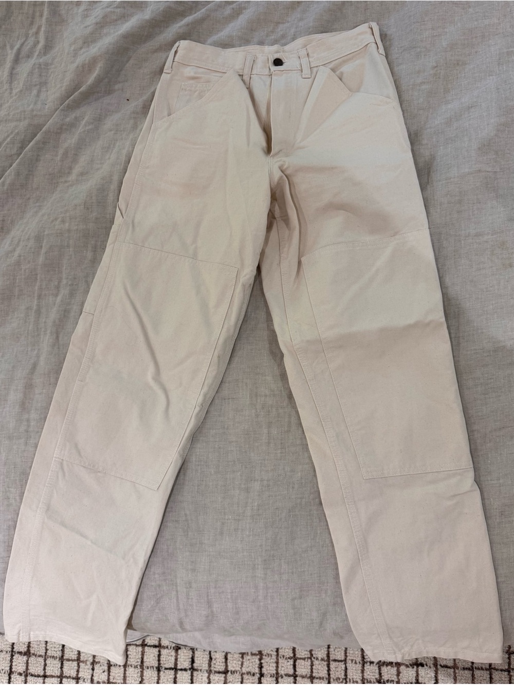 Stan Ray Men's Cream Cargo Pants - Utility Workwear